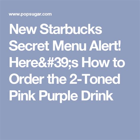 Pin On Starbucks Secret Menu
