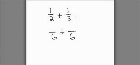 Sal subtracts fractions like 43 and 15. How to Add fractions with uncommon denominators « Math :: WonderHowTo