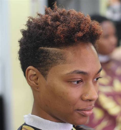 Men's Natural Haircut For Women | Tapered natural hair, Natural hair styles, Natural african ...