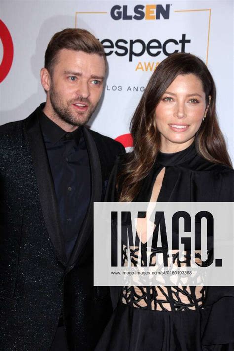 Justin Timberlake Jessica Biel At The GLSEN Respect Awards Beverly Wilshire Beverly Hills C