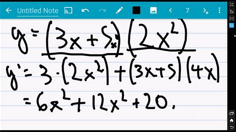 Calculus Derivative Rules Youtube