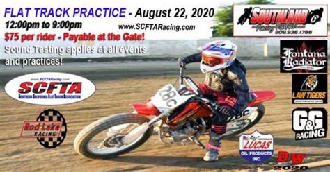 California flat track aerial edit. Southern California Flat Track Association - Flat Track ...