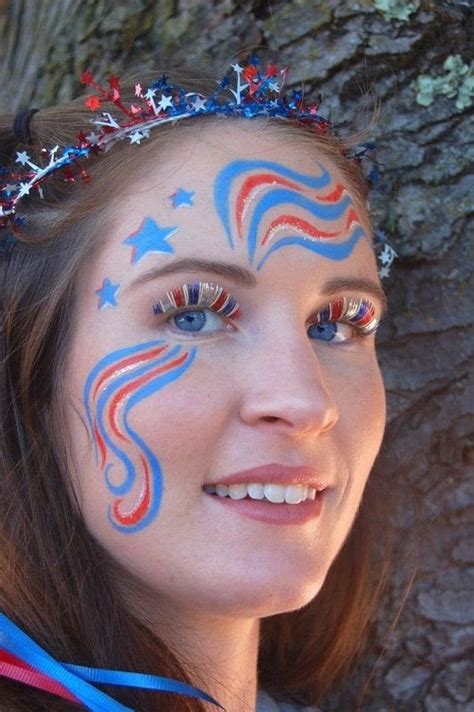 Independence Day Glamour · A Face Painting · Makeup Techniques On Cut Out Keep