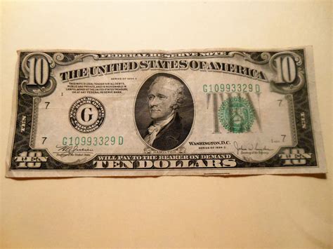 10 Dollar Bill 1934 Ubicaciondepersonascdmxgobmx