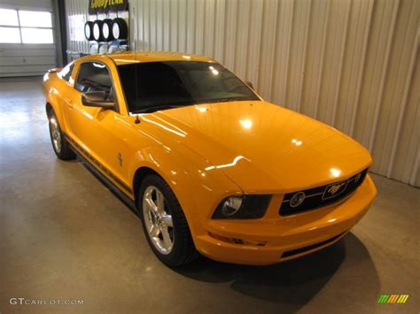 2008 Grabber Orange Ford Mustang V6 Premium Coupe 57875427 Photo 2