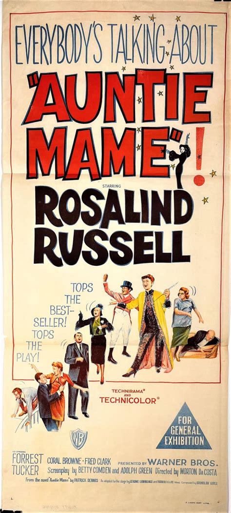 Lot Auntie Mame Warner Bros Starring Rosalind Russell