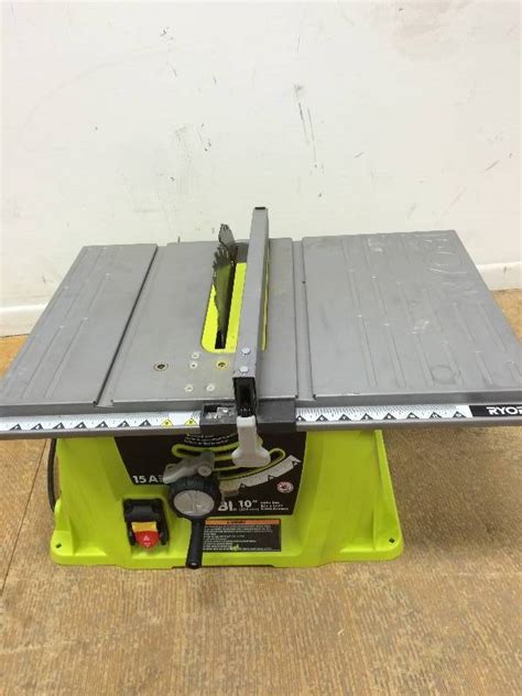 Ryobi 15 Amp 10 In Table Saw Used Model Rts10g Kx Real Deals