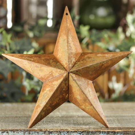 7 34 Rusty Tin Dimensional Barn Star Barn Stars Primitive Decor