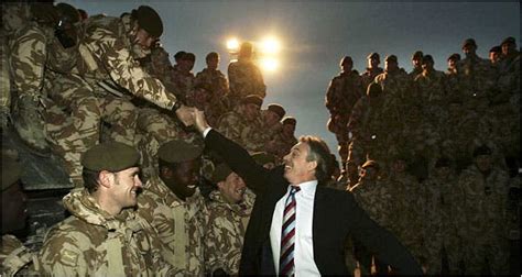 Blair Pledges His Support During Surprise Visit To Iraq The New York