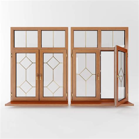 Пластиковые окна с решетками мунтин - скачать 3d модел | ZeelProject.com