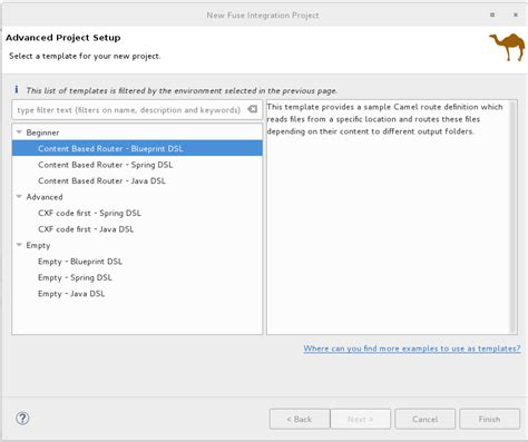 So while camel context starting, route definitions appear in the context, but the framework doesn't create route services for them and hence they don't get started. Chapter 1. Creating a New Fuse Integration Project Red Hat ...