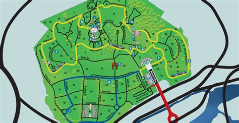 Arlington National Cemetery Tours Route Map