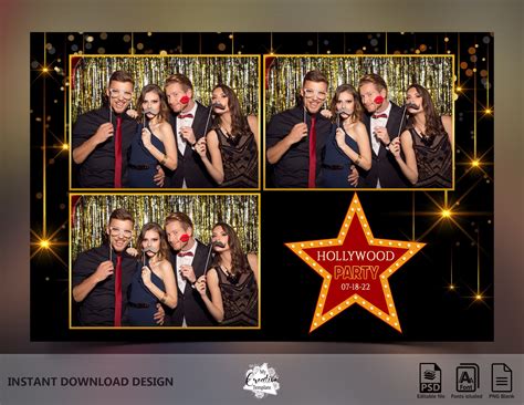 Hollywood Party Photo Booth Prom Photo Booth Birthday Photo Booths