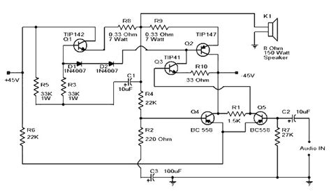 Amplifier schematic electronic design wiring diagrams site. TIP142 Archives - Amplifier Circuit Design