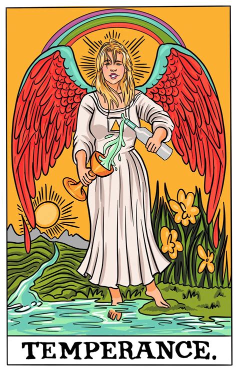 All About The Temperance Tarot Card The Temperance Tarot Card Meaning