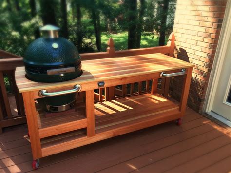 In order to accomplish this task, i took everything apart. Big Green Egg Table | Big green egg table, Big green egg grill, Bbq table