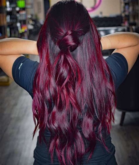 wine hair color hair color purple cool hair color burgundy color color red wine colored