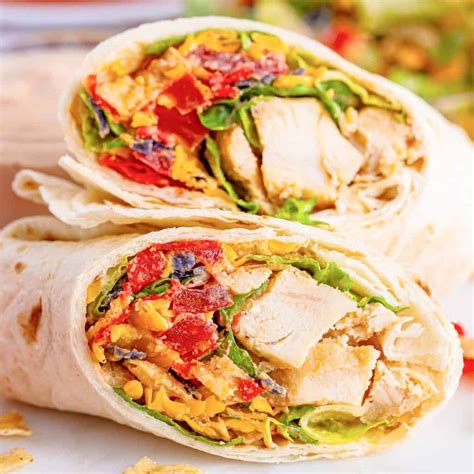 Southwest Chicken Wraps The Country Cook