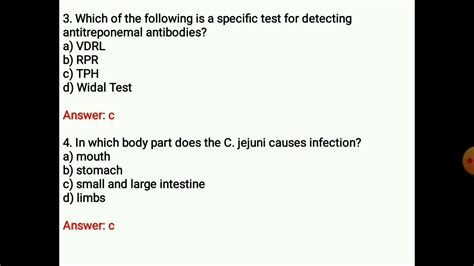 Bacteriology MCQ S On Microbiology Part II YouTube