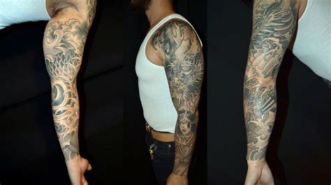 10 Stylish Tattoo Sleeve Ideas Black And White 2023