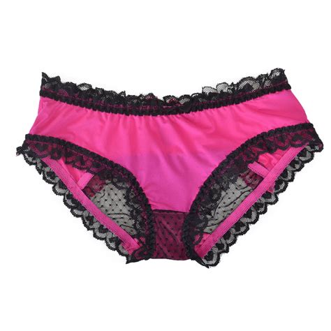 simplicity® women s sexy bowknot underwear comfort lace panties briefs rose