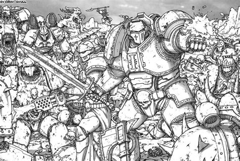 Last Stand 2 By Gray Skull Warhammer 40k Memes Warhammer 40k Artwork