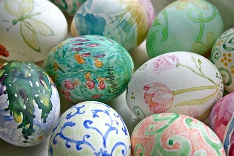 Beautiful Easter Egg Painting Diy Pinterest