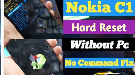 Nokia C TA Hard Reset No Command fix Without Pc Unlock ኖክያ ሲ TA ፎርማት አደርረግ