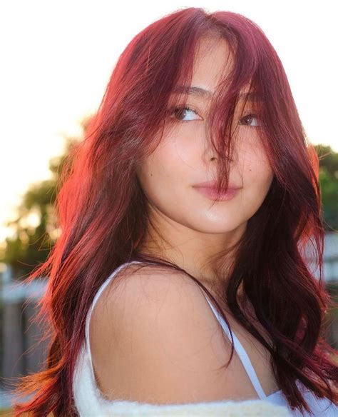 Kathryn Bernardo In New Hair Color Redhead Beauty Cebu Daily News