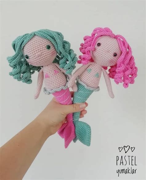 Amigurumi Mermaid Doll Crochet Free Pattern Amigurumi