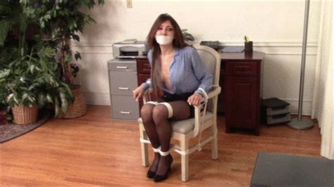 Sexy Secretary Bound Phone Attempt And Tipped Chair Agatha Delicious Wmv Bedroom Bondage