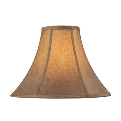 Lite Source Lighting Shades Jacquard Bell Lamp Shade With Spider Style