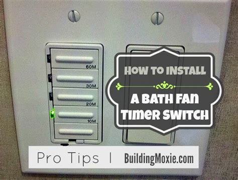 Bath fans are needed in bathrooms to exhaust warm, humid air, preventing mold and rot. Installing a Bathroom Fan Timer :: Building Moxie