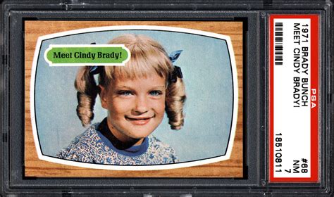 1971 Brady Bunch Meet Cindy Brady Psa Cardfacts®