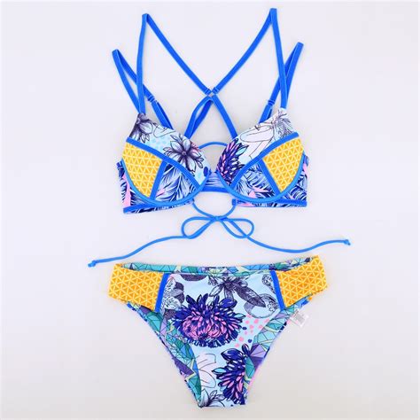 2018 Hot Sexy Brazilian Bikinis Women Swimsuits Top Bandage Bathing Suit Push Up Biquini