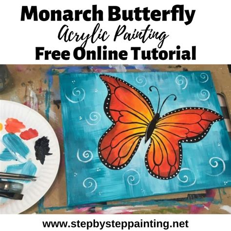 Free Inline Acrylic Painting Tutorial With Traceable Learn How To
