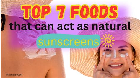 Top 7 Foods That Can Act As Natural Sunscreens And Protect Your Skin