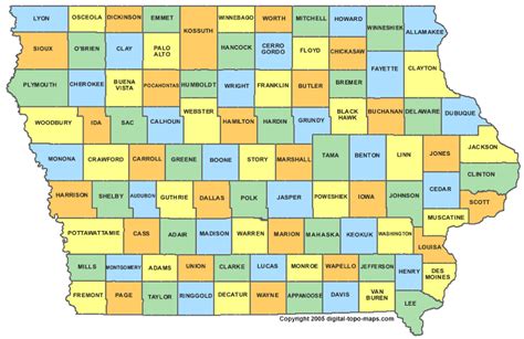 Cedar Falls Iowa Map