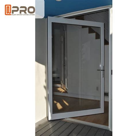 Thermal Break Aluminum Pivot Doors Color Optional For Residential And