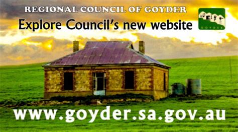 Regional Council Of Goyder Eudundaau Portal