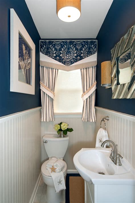 Small Powder Room Makeover After Transitional Powder Room New