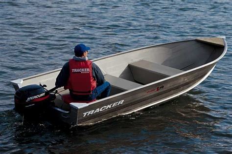 Research Tracker Boats Guide V14 Riveted Deep V Utility Boat On