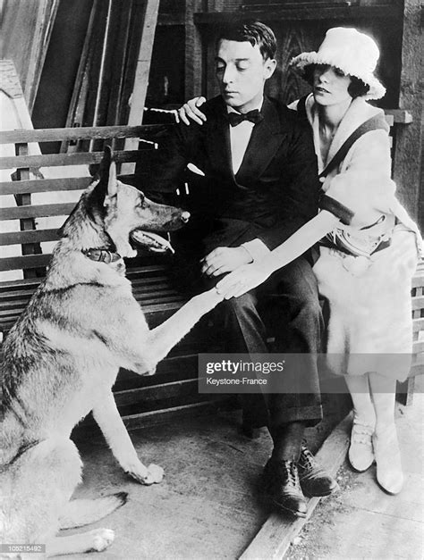 The American Actor Buster Keaton And His Wife The Actress Natalie