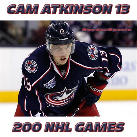 Atkinson wasted no time showing his. Cam Atkinson Reaches 200 NHL Games | Spyder Sports Lounge