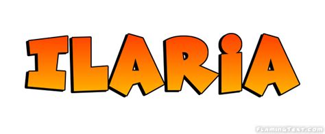 Ilaria Logo Herramienta De Diseño De Nombres Gratis De Flaming Text