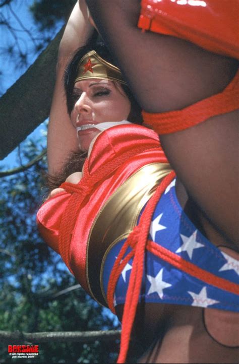 Bound And Gagged Wonder Woman Cosplay Superheroes
