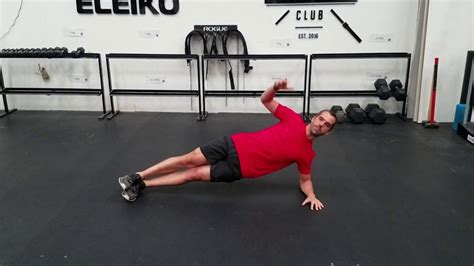 Forearm Side Plank With Rotation Youtube