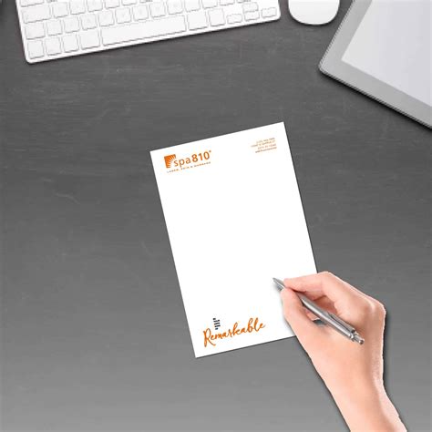 Custom Printed Notepads 50 For 35 Order Online And Get Free Shipping