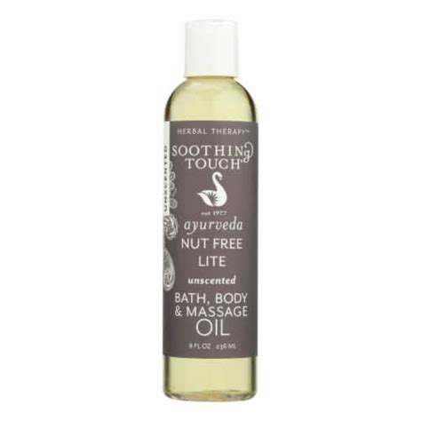Soothing Touch Ayurveda Unscented Nut Free Lite Bath And Body Massage Oil 8 Oz Frys Food