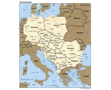 Maps Of Central Europe Collection Of Maps Of Central Europe Europe